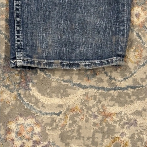 BKE Buckle Nolan Straight Leg 5 Pocket Jeans Mens 34L Stretch Denim Distressed - Picture 9 of 16